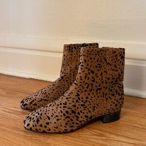 Rag & Bone Suede Animal Print Boots Women's Size: 6 | IT 36.5